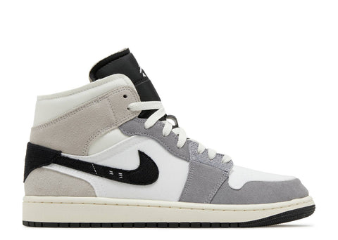 Air Jordan 1 Mid SE Craft Inside Out - Cement Grey