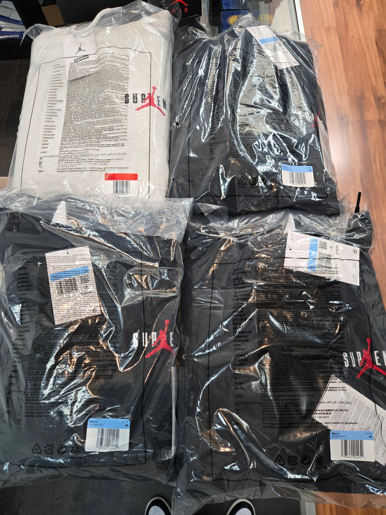 Jordan Supreme Hooded Sweatshirt Black