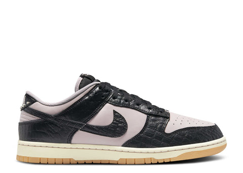 Dunk Low Black Platinum Violet Croc