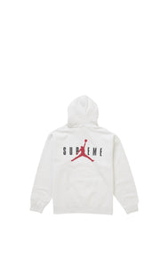 Jordan Supreme Hooded Sweatshirt Ash Grey