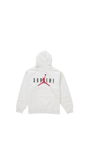 Jordan Supreme Hooded Sweatshirt Ash Grey