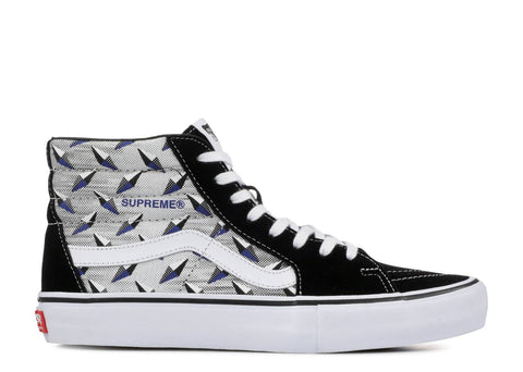 Supreme x Sk8-Hi Pro Diamond Plate Black Grey (USED)