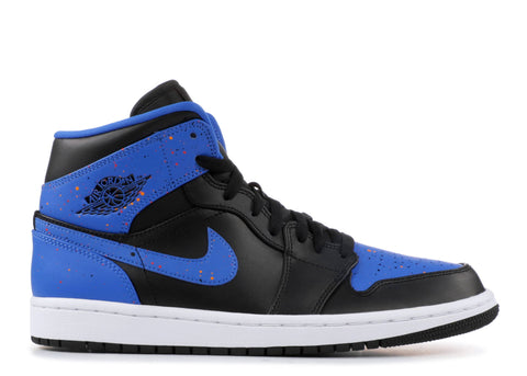 Air Jordan 1 Mid Royal Splatter